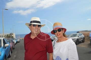 Acto de descubrimiento de la placa de la calle de Farmacéutico Francisco Artiles Betancor (Foto TA)